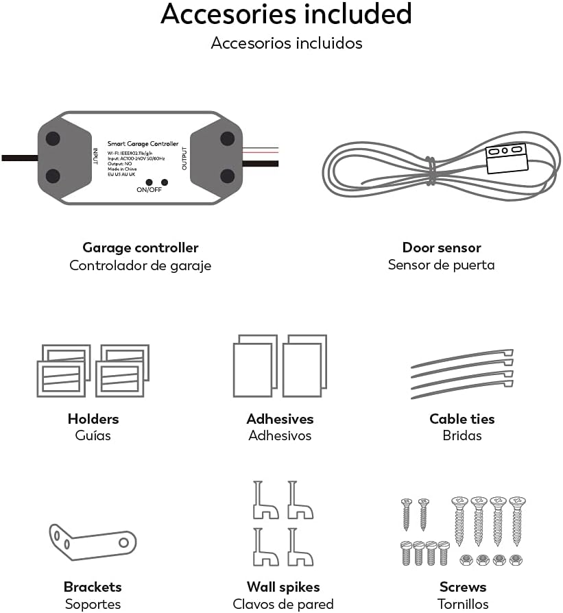 Smart Voice and AppbGarage Door Controller - WiFi Automatic Opener