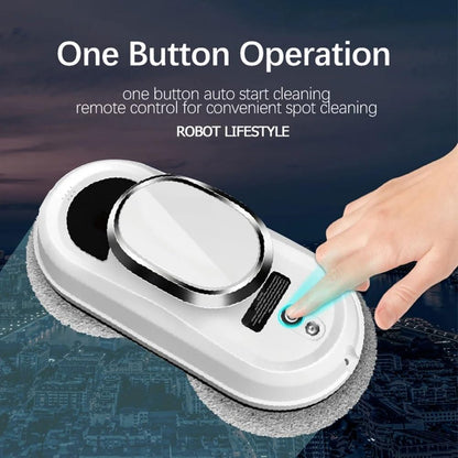 Window Cleaner Robot, Smart Window Cleaner Cleaning Robot with 2800Pa Strong Suction, Window Glass Vacuum Robot with Remote Control, for Indoor/Outdoor Windows Mirror