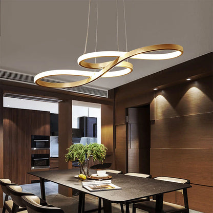 Modern Kitchen Island Pendant Light with Remote Dimming