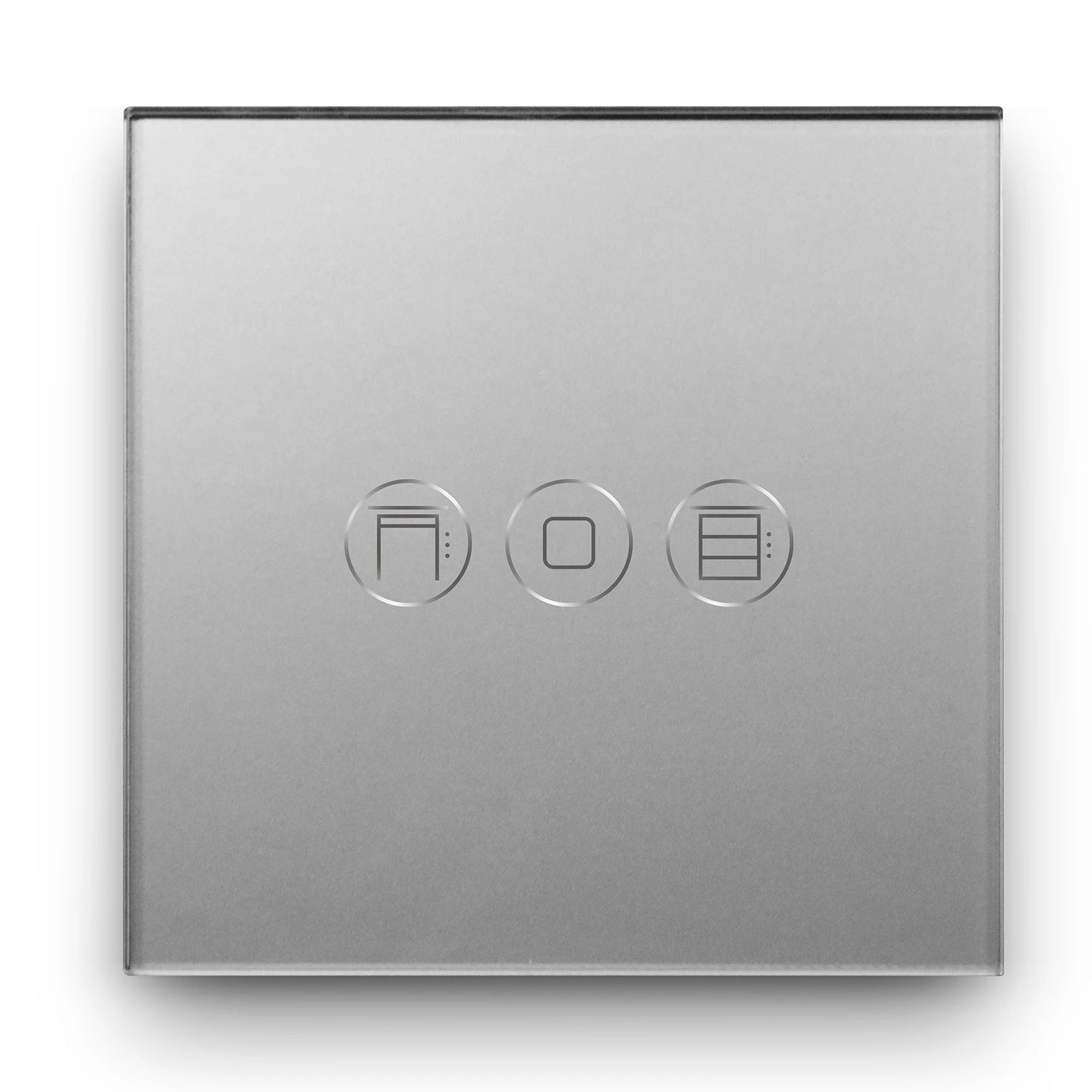 WiFi Smart Roller Shutter Switch Glass Panel Touch Sensor Wall Switches Life/Tuya APP Compatible with Alexa and Google Home Gold