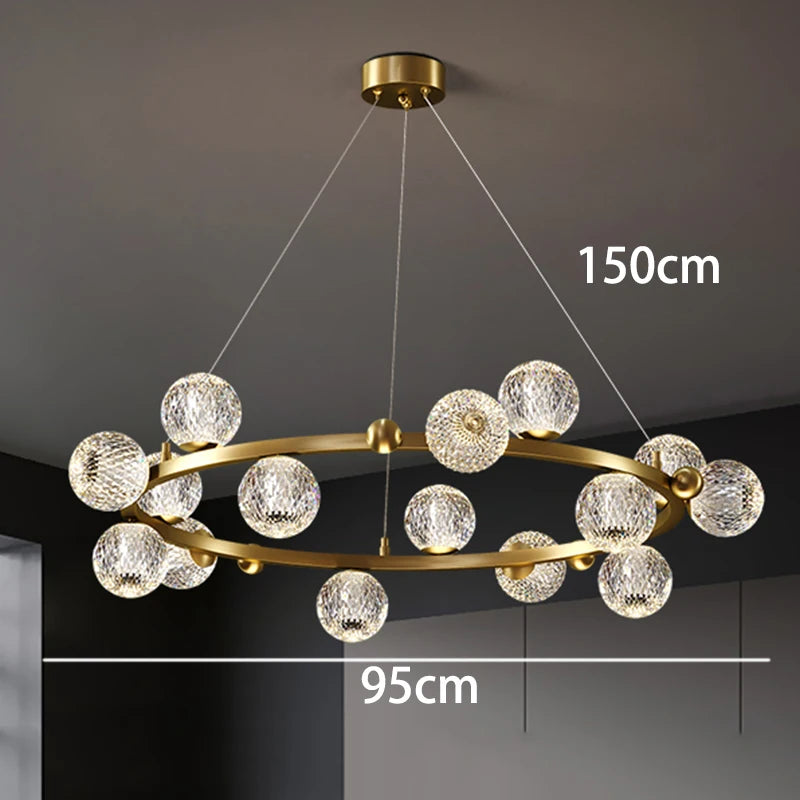 Modern LED Pendant Lights for Home  with Remote Dimming Capabilities and App-Controlled Dimming