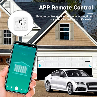 Smart Garage Door Opener with Sensor, Google &amp; Alexa Voice control with App