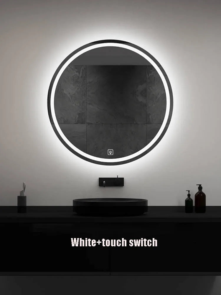 Waterproof Round LED ILLUMINATED Bathroom Mirror