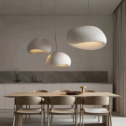 Nordic Wabi Sabi E27 LED Pendant Light - Modern Chandelier