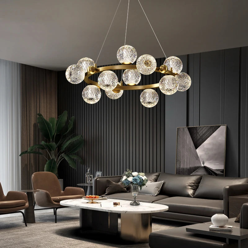 Modern LED Pendant Lights for Home  with Remote Dimming Capabilities and App-Controlled Dimming