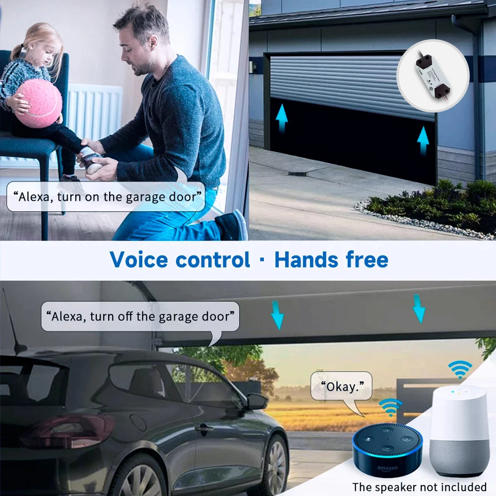 Smart Voice and AppbGarage Door Controller - WiFi Automatic Opener