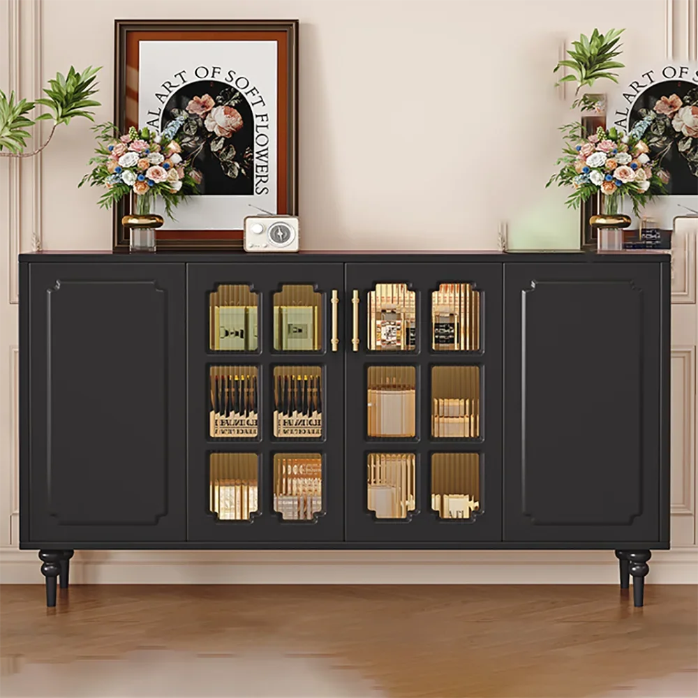 Modern Nordic Aesthetic Living Room Cabinets Organizer