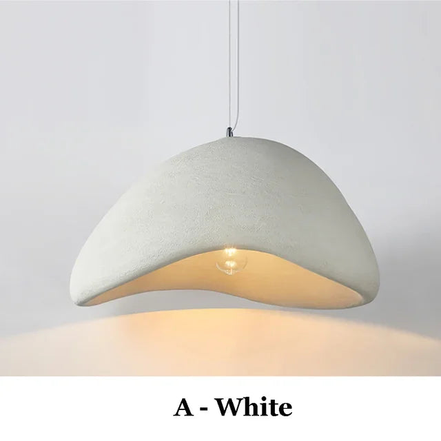 Nordic Wabi Sabi E27 LED Pendant Light - Modern Chandelier