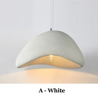 Nordic Wabi Sabi E27 LED Pendant Light - Modern Chandelier