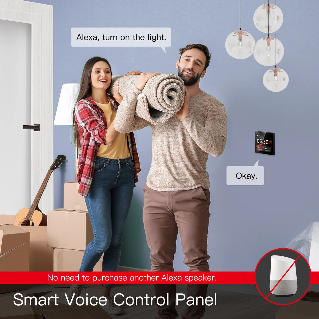 Pro Smart Home Control Panel with Home Security, with Power Consumption Statistics, Thermostat, Call Intercom, All-in-One Control Centre Hub