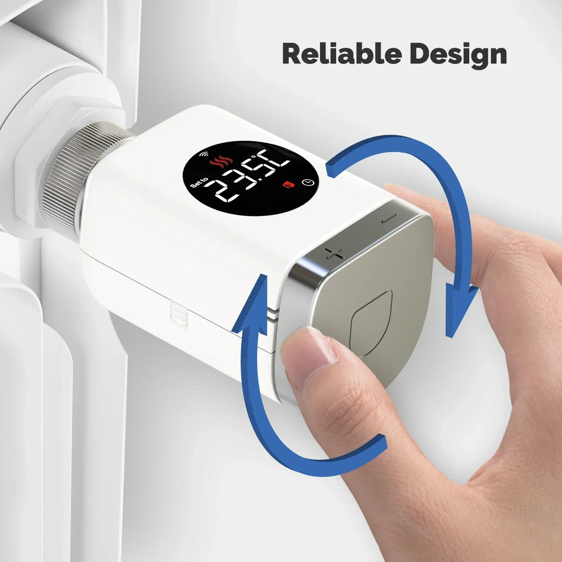 Smart Radiator Actuator TRV Programmable Thermostatic Valve App Remote Temperature Controller Alexa Google Home