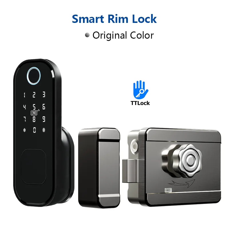 Long Life R5 PRO Waterproof Fingerprint Smart Lock with Remote Control; Easy Installation