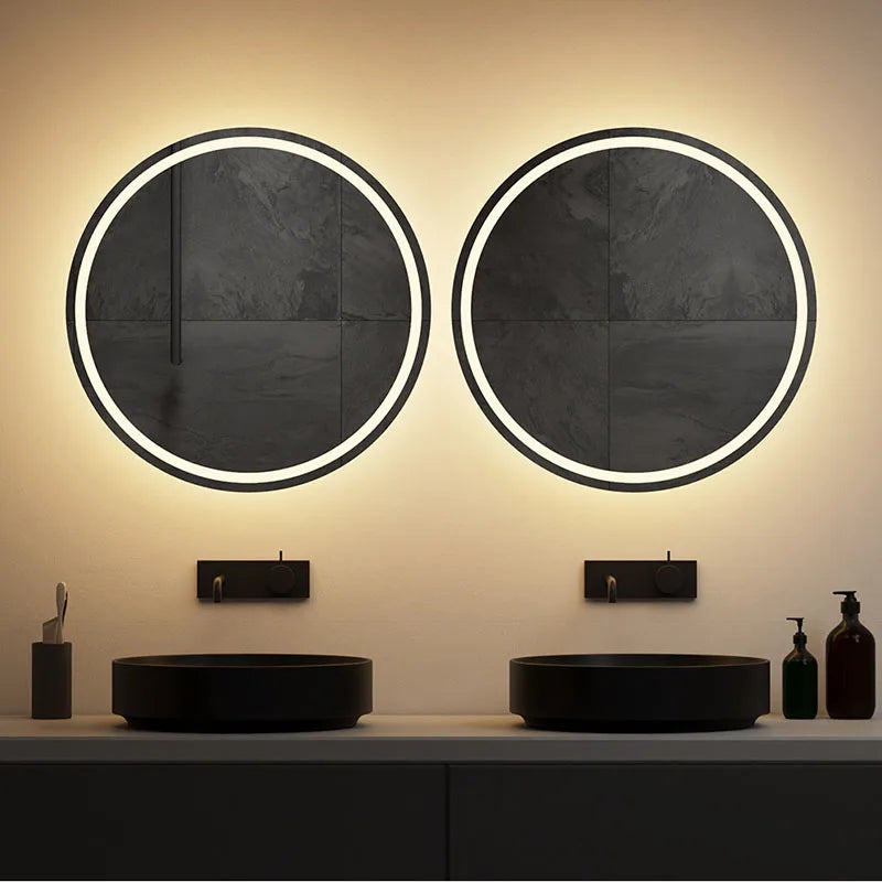 Waterproof Round LED ILLUMINATED Bathroom Mirror