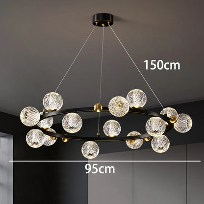 Modern LED Pendant Lights for Home  with Remote Dimming Capabilities and App-Controlled Dimming