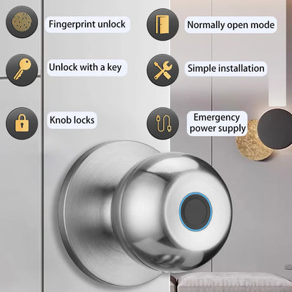 Biometric Fingerprint / Password/ APP/ Card/ Smart Door Lock - Keyless Security