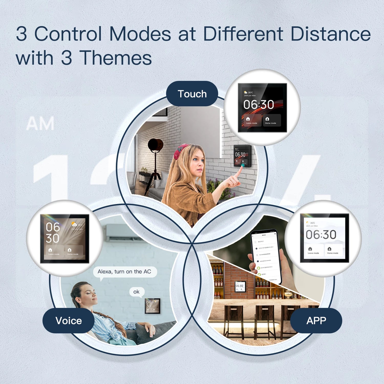 Pro Smart Home Control Panel with Home Security, with Power Consumption Statistics, Thermostat, Call Intercom, All-in-One Control Centre Hub