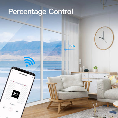 Smart Electric Curtain Control with Smart Home Automation, Google and Alexa Voice, App and Remote Control