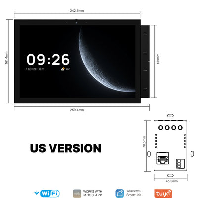 All-in-One Control Smart Home Control Panel 10.1&quot; Touch Screen with Remote Access