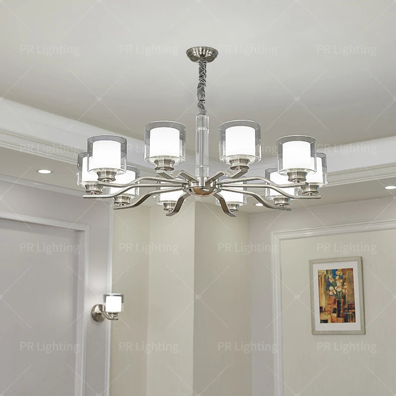 Modern LED Hanging Chandelier - Pendant Lighting for Home