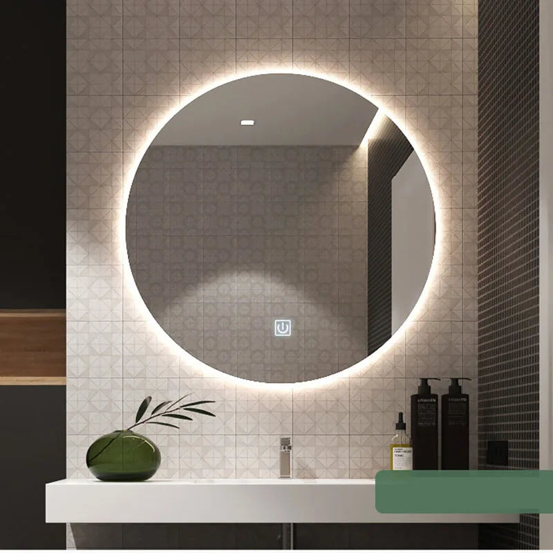 Waterproof Round LED ILLUMINATED Bathroom Mirror