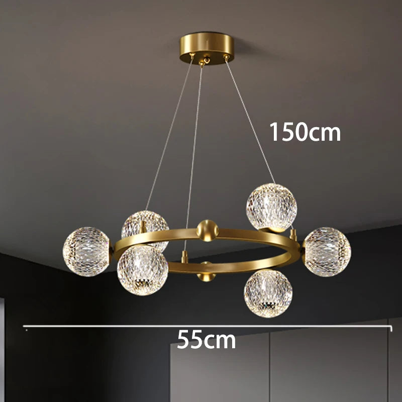 Modern LED Pendant Lights for Home  with Remote Dimming Capabilities and App-Controlled Dimming