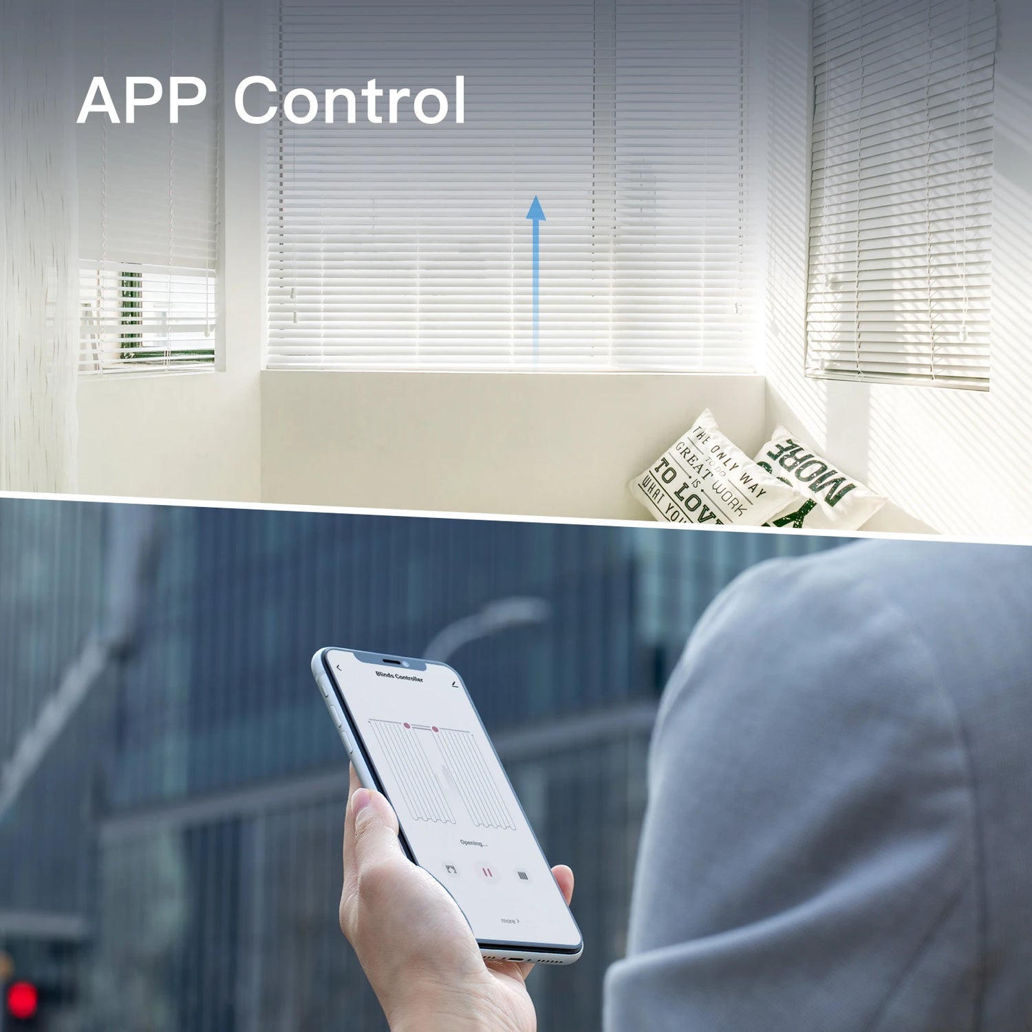 Smart Electric Curtain Control with Smart Home Automation, Google and Alexa Voice, App and Remote Control