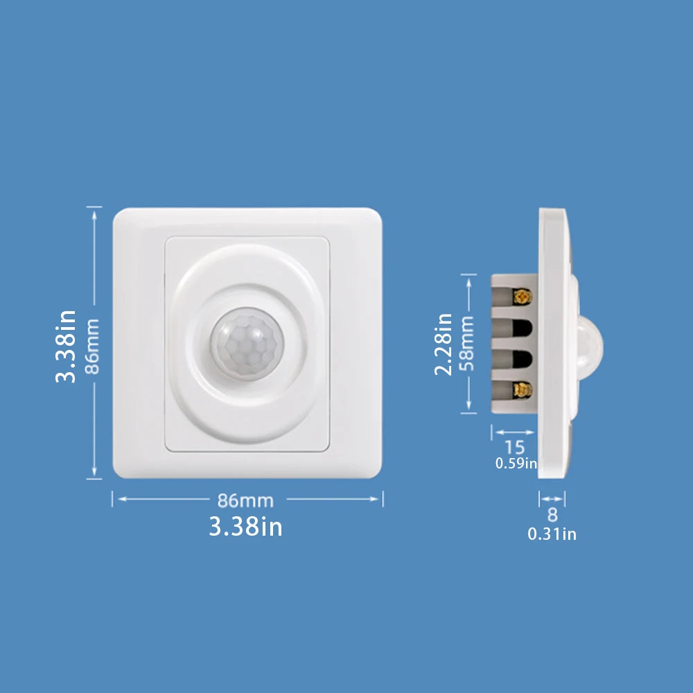 220V Indoor/ Outdoor LED Motion Sensor Light Switch