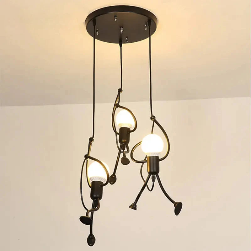 Vintage LED Chandelier for creative spaces