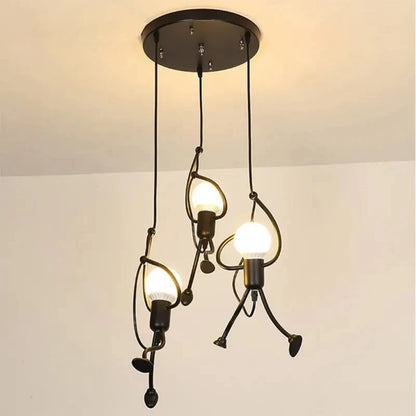 Vintage LED Chandelier for creative spaces