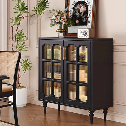 Modern Nordic Aesthetic Living Room Cabinets Organizer